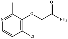 2-[(4-CHLORO-2-METHYL-3-PYRIDYL)OXY]ACETAMIDE Structure