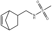 N-(5-降冰片烯-2-甲基)-甲磺酰胺 结构式