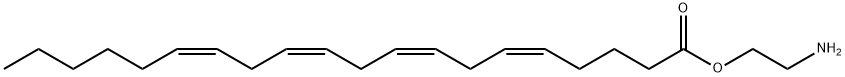 O-(2-AMINOETHYL)-5Z,8Z,11Z,14Z-EICOSATETRAENOATE Structure