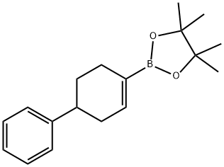 4,4,5,5-TETRAMETHYL-2-(4-PHENYL-1-CYCLOHEXEN-1-YL)-1,3,2-DIOXABOROLANE Structure