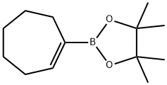 1-シクロヘプテニルボロン酸ピナコールエステル 化学構造式