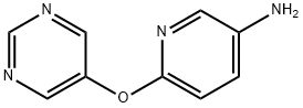 6-(嘧啶-5-氧基)吡啶-3-胺, 287944-20-1, 结构式
