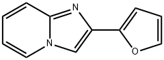 2-(2-フリル)イミダゾ[1,2-a]ピリジン 化学構造式