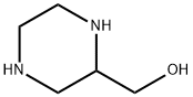 2-Piperazinemethanol Structure