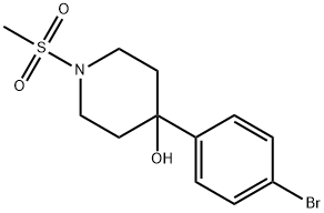 4-Piperidinol, 4-(4-bromophenyl)-1-(methylsulfonyl)-