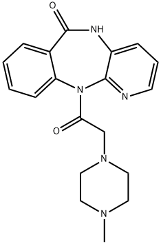 哌仑西平 结构式