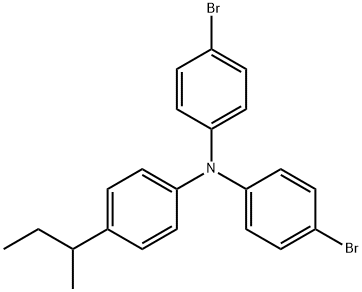 bis(4-broMophenyl)-4-sec-butylaniline Structure