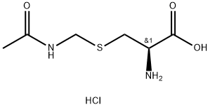 S-乙酰半胱氨酸盐酸, 28798-28-9, 结构式