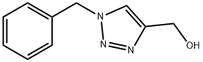 [1-(苯基甲基)-1,2,3-三唑-4-基]甲醇, 28798-81-4, 结构式