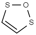 1,2,5-オキサジチオール 化学構造式
