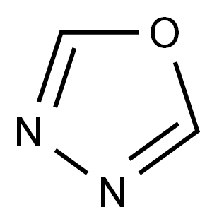 1,3,4-オキサジアゾール 化学構造式