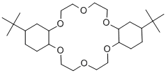 4',4''(5'')-DI-TERT-BUTYLDICYCLOHEXANO-18-CROWN-6 Struktur