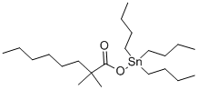 トリブチル[(4,4-ジメチル-1-オキソオクチル)オキシ]スタンナン 化学構造式