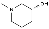 (R)-3-Hydroxy-1-methyl-piperidine Struktur