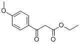 4-メトキシベンゾイル酢酸エチル 化学構造式