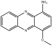 1-アミノ-4-メトキシフェナジン 化学構造式
