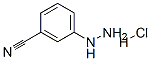 3-氰基苯肼盐酸盐,2881-99-4,结构式