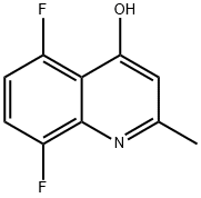 5,8-DIFLUORO-2-METHYL-QUINOLIN-4-OL Structure