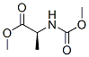 L-Alanine, N-(methoxycarbonyl)-, methyl ester (9CI) Struktur
