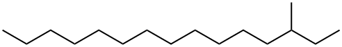 3-メチルペンタデカン, IN ISOOCTANE (1000ΜG/ML) 化学構造式