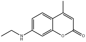 7-(乙基氨基)-4-甲基香豆素,28821-18-3,结构式