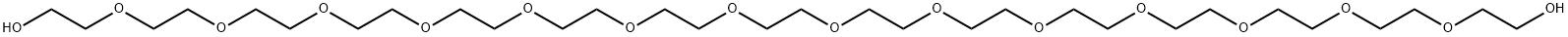 3,6,9,12,15,18,21,24,27,30,33,36,39,42-tetradecaoxatetratetracontane-1,44-diol Structure