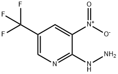 2-HYDRAZINO-3-NITRO-5-(TRIFLUOROMETHYL)PYRIDINE Structure