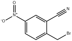 2-(BROMOMETHYL)-5-NITROBENZONITRILE Struktur