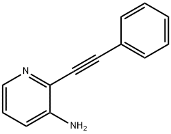 3-氨基-2-苯乙炔基吡啶,288254-71-7,结构式