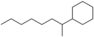 2-Cyclohexyloctane 结构式