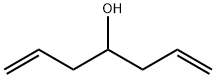 1,6-ヘプタジエン-4-オール 化学構造式