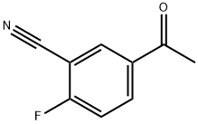 5-乙酰基-2-氟苯甲腈,288309-07-9,结构式