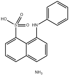 8-Anilino-1-naphthalenesulfonic acid ammonium salt Struktur