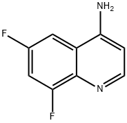 4-AMINO-6,7-DIFLUOROQUINOLINE Structure