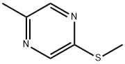 2-Methylthio-5-methylpyrazine 化学構造式