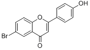 6-Bromo-4'-hydroxyflavone Structure