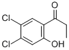 4'',5''-DICHLORO-2''-HYDROXYPROPIOPHENONE 结构式