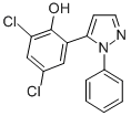 2,4-DICHLORO-6-(1-PHENYL-1H-PYRAZOL-5-YL)PHENOL Structure