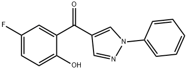 5'-FLUORO-2'HYDROXYPHENYL 1-PHENYL-1H-& Structure