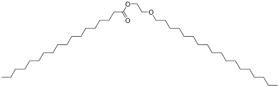 Stearic acid, 2-(octadecyloxy)ethyl ester 结构式