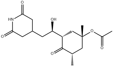 Acetoxycycloheximide 结构式