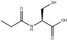 N-プロピオニル-L-システイン 化学構造式
