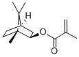 Isobornyl 2-methyl-2-propenoate Struktur