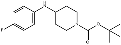 1-BOC-4-(4-FLUORO-PHENYLAMINO)-PIPERIDINE Structure