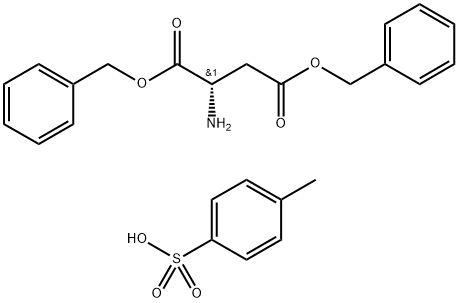 L-天冬氨酸双苄酯对甲苯磺酸盐,2886-33-1,结构式