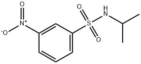 N-异丙基-3-硝基苯磺酰胺,28860-10-8,结构式