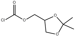 1,2-异丙亚基甘油氯甲酸酯,28863-62-9,结构式