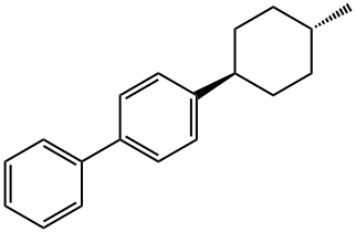 反式-4-(4-甲基环己基)联苯 结构式