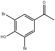 3',5'-二溴-4'-羟基苯乙酮 结构式