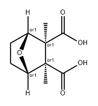 斑蝥酸, 28874-45-5, 结构式